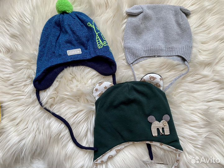 Шапка для мальчика на осень 42-44