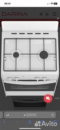 Газовая плита новая электродуховка