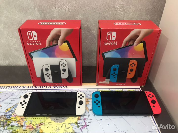 Nintendo Switch Oled 64Gb + Micro SD Прошитая
