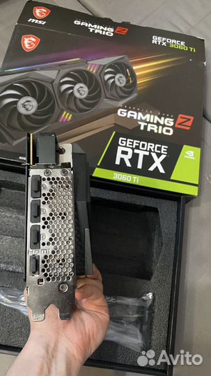 Видеокарта MSI rtx 3060ti x trio