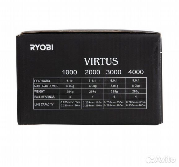 Катушка безынерционная Ryobi Virtus 1000