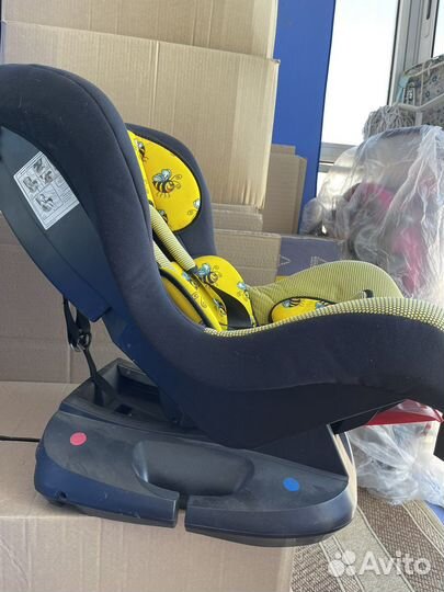 Автокресло 9-18, спинка опускается