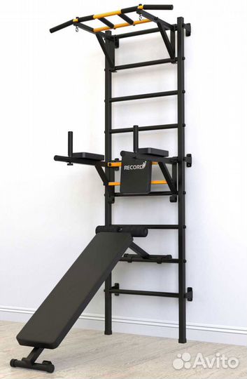 Шведская стенка Рекорд X3 (турник съемный Классик)