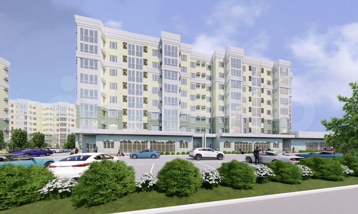 1-к. квартира, 40 м², 2/8 эт.