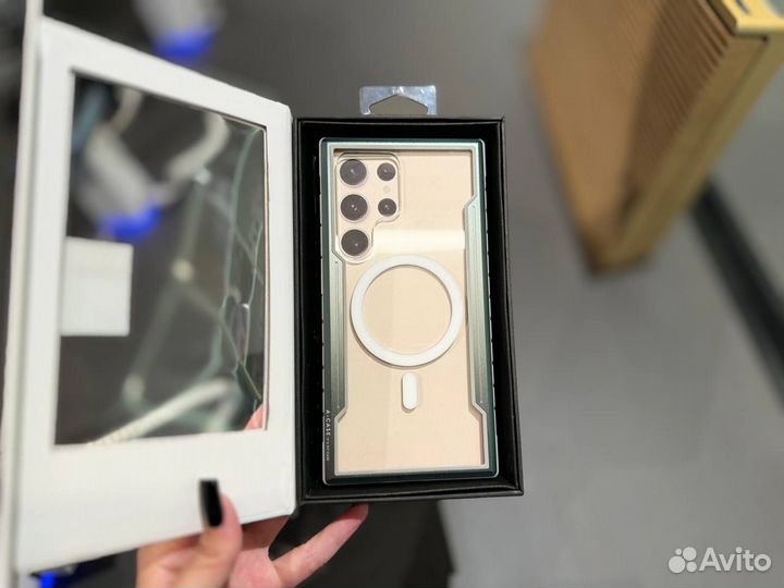 Чехол A-Case Asker Samsung S24 Ultra Gray