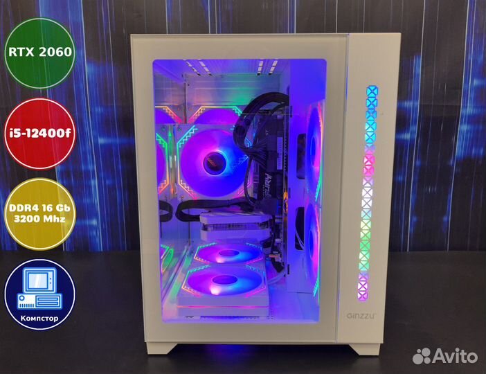 Сборка пк 4к i5-RTX2060-16DDR4-JNV5490683712-H610