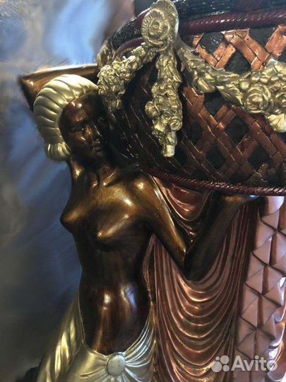 Кашпо бронза