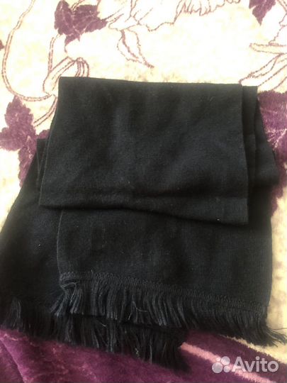 Шарф синий военный