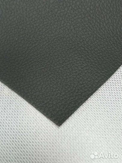 Экокожа кожзам чёрный дакота
