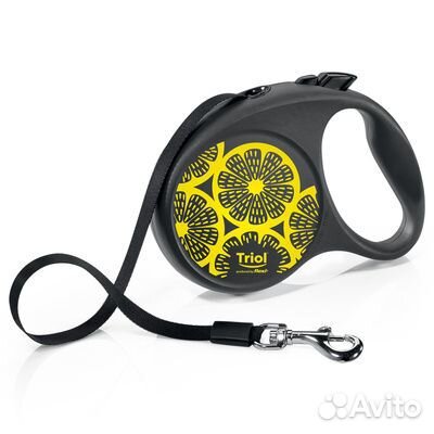 Triol Поводок-рулетка для собак Flexi Joy Lemon L