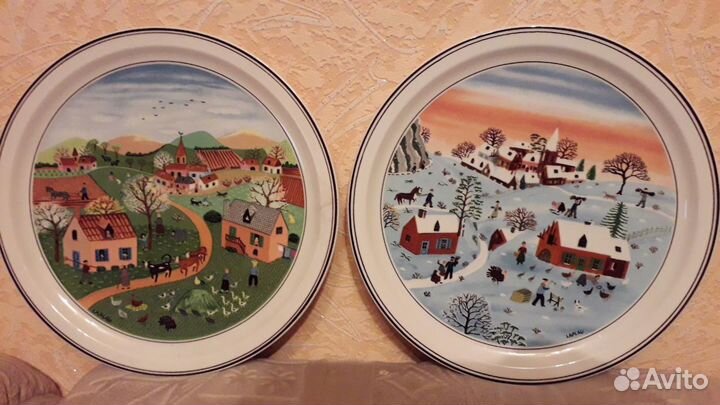 Коллекционные тарелки Германия Villeroy&Boch