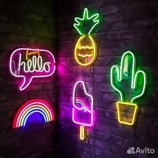 Неоновые вывески на заказ для дома и бизнеса