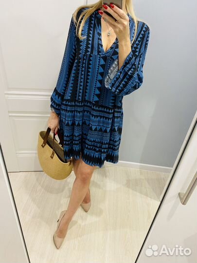 Платье туника из вискозы Италия М/L