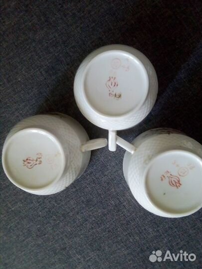 Фарфоровые чашки СССР