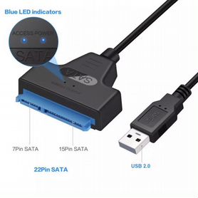 Переходники USB 2.0/Type-C/USB 3.0-Sata/hdmi-VGA