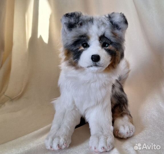 Реалистичная игрушка щенок Аусси