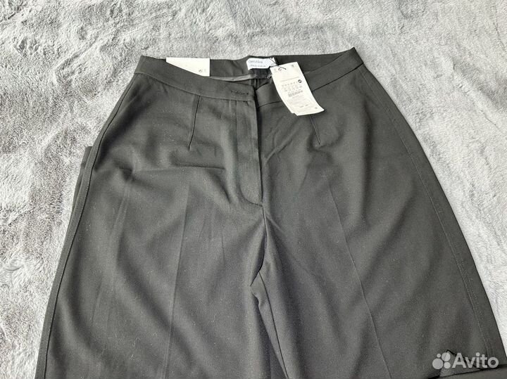 Брюки черные женские bershka L XL MEX 34 EUR 44