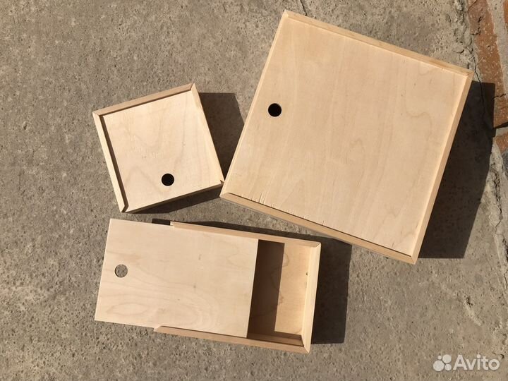 Деревянные ящички, пенал