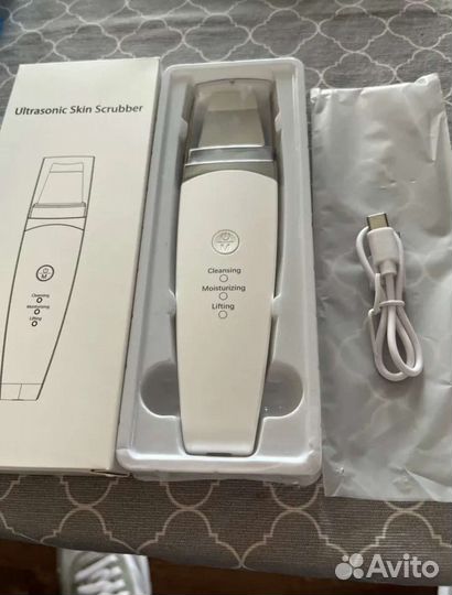 Скребок для кожи+ массажёр для глаз