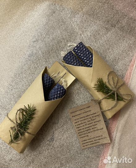 Свечи ручной работы на подарок