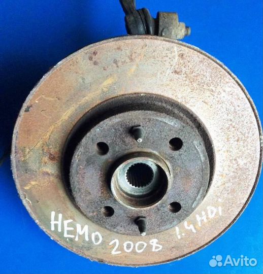 Ступица передняя левая Ситроен Немо 2008