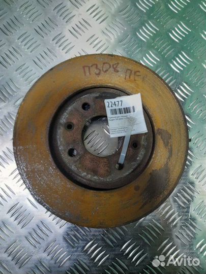 Тормозной диск передний Peugeot 308 хечбэк 1.6 EP6