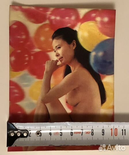 Стерео открытка 3D Японская девушка Ню Винтаж