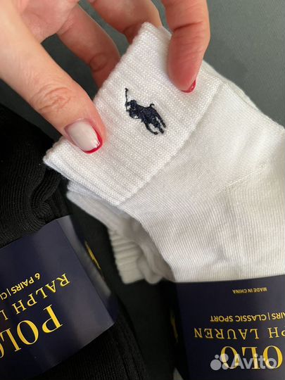 Носки Polo Ralph Lauren 6 пар (оригинал)