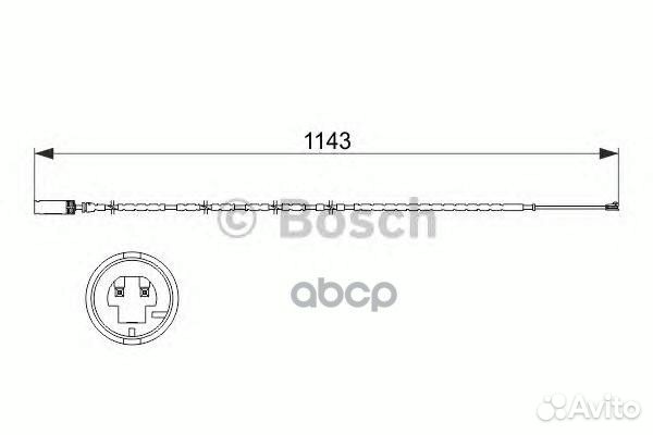 Датчик износа дисковых колодок 1 987 473 517 Bosch