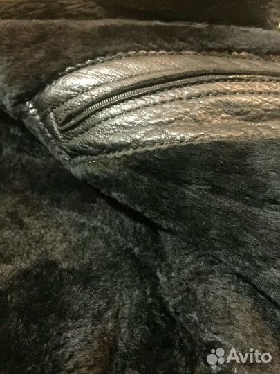 Куртка мужская кожаная на меху