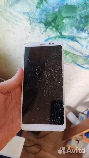 Рабочий разбитый экран от Xiaomi redmi note 5