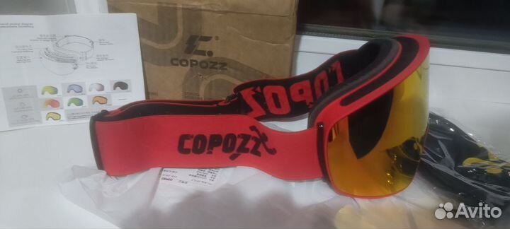 Продам новые Горнолыжные очки Copozz