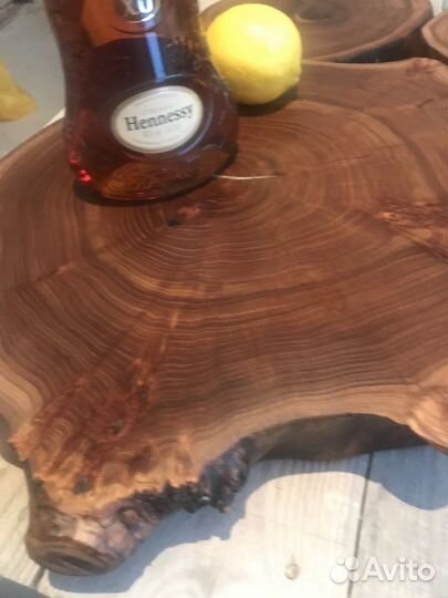 Доска торцевая разделочная кухонная карагач 53*44