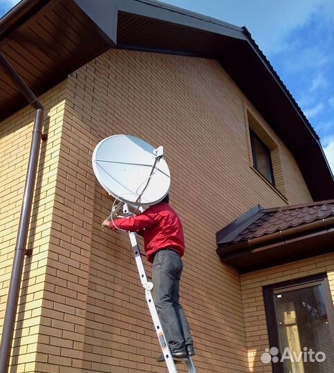 Установка спутниковых Антенн Триколор, МТС, НТВ