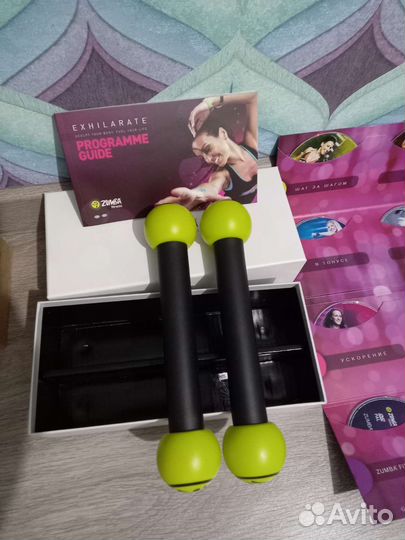 Набор гантели+диски для занятий Zumba Fitness