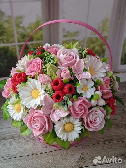 Букет из мыла ручной работы