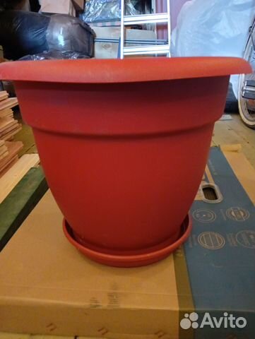 Цветочный горшок пластик