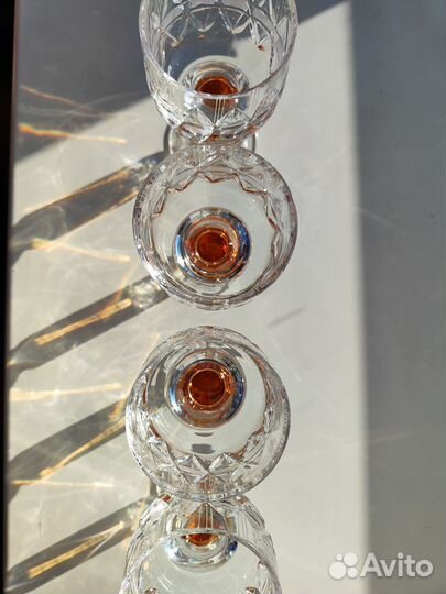 Хрустальные фужеры коллекционные