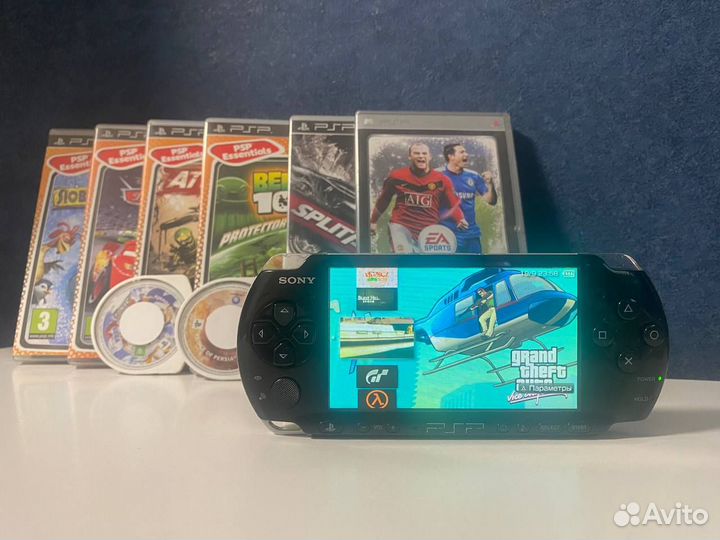 Sony PSP 3008 64GB Прошитая + игры и диски