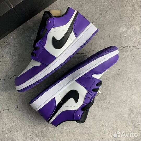 Кроссовки Air Jordan 1 Low Court Purple (36-45)