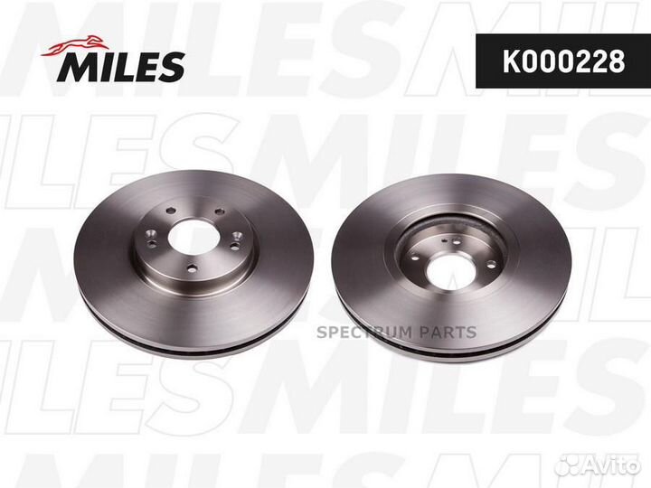 Miles K000228 Диск тормозной передний D321мм. hyun