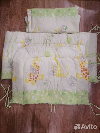 Бортики и балдахин в детскую кроватку