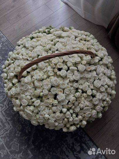 Букет корзина Роз 101,201,301,501 шт с доставкой