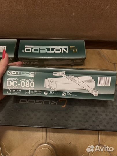 Доводчик дверной notedo dc-080