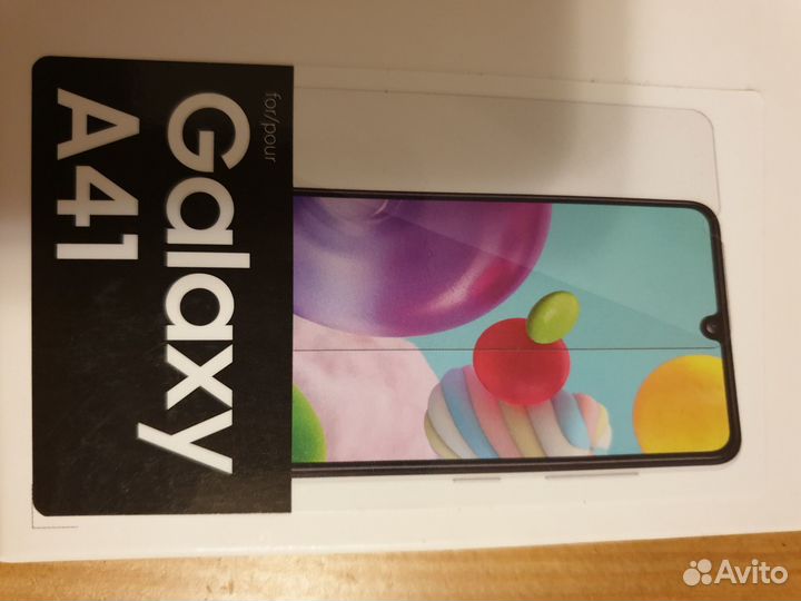 Чехол Samsung A41 (оригинал) + стекло Araree