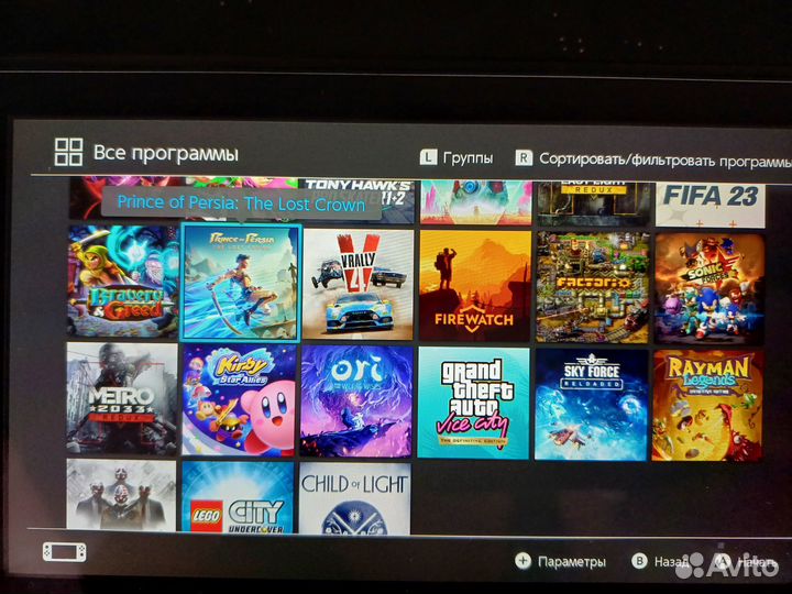 Игра Nintendo switch прошитая