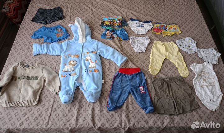 Детские вещи от 50 до года примерно