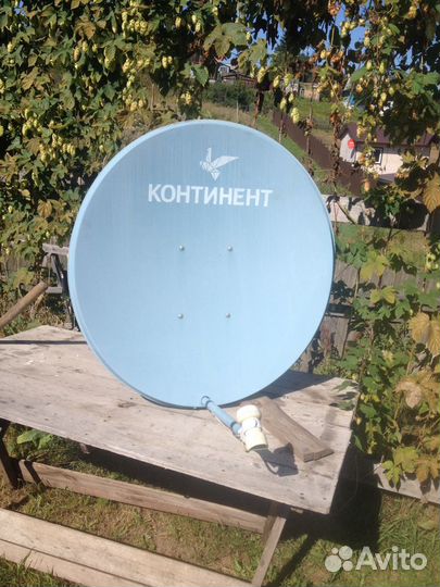 Спутниковая антенна бу с ресивером