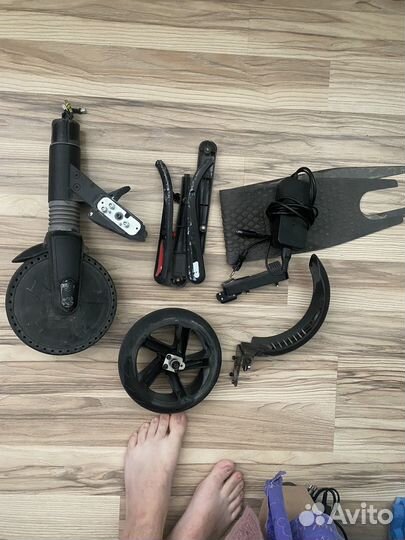 Самокат взрослый бу запчасти
