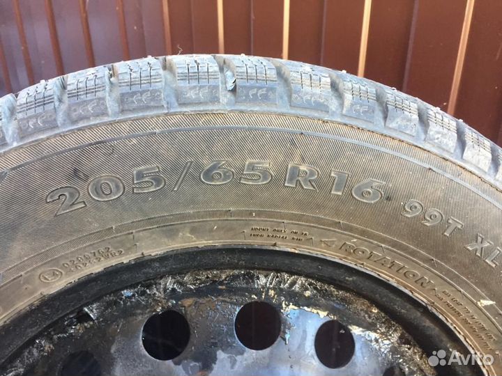 Колеса в сборе r16 зимние 5 114.3